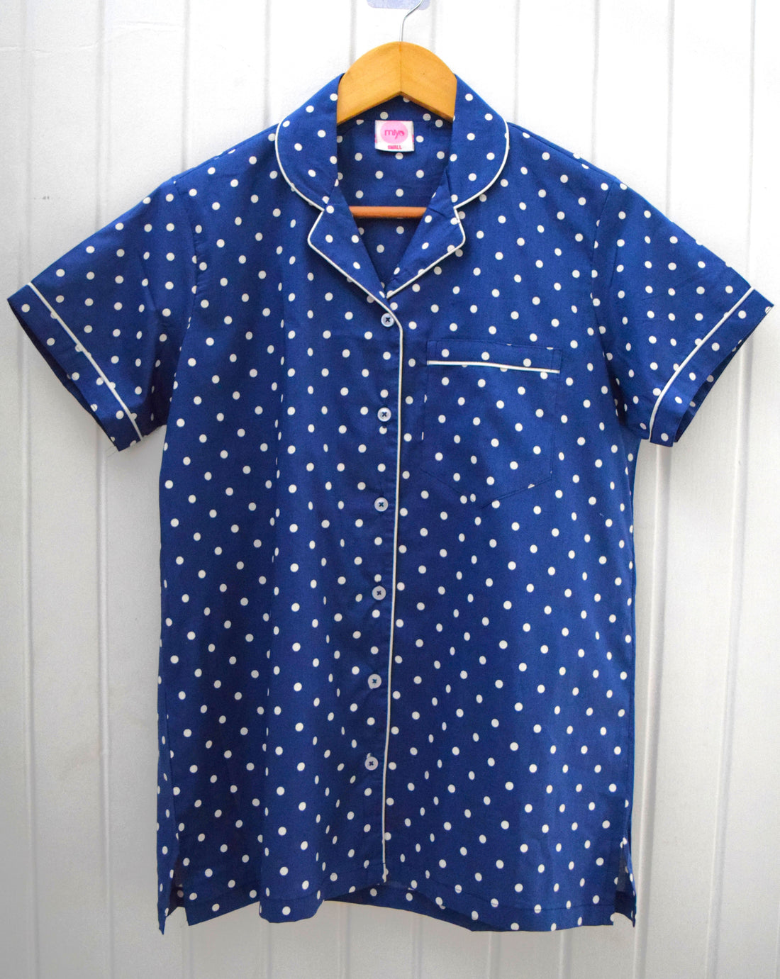 Classic Polka Dot Cotton PJ Set
