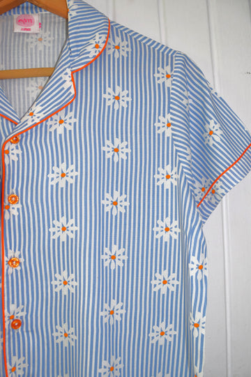 Daisy Stripe Dreams PJ Set