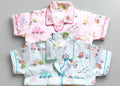 Blue Cars Print Kids Cotton PJ Set