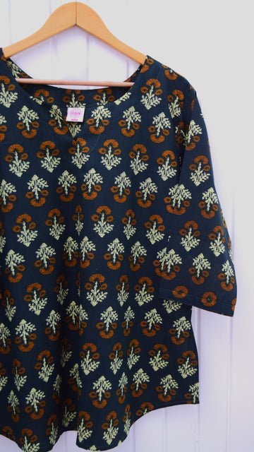 Velvet Dusk Jaipuri Cotton Loungewear Set