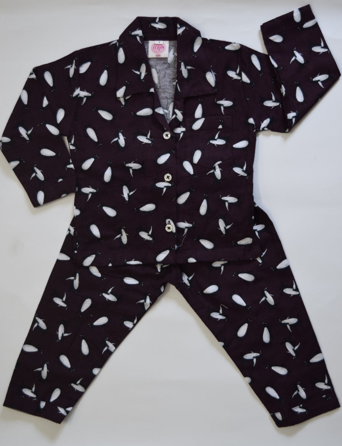 Brown Penguine Winter Nightsuit