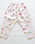 Pink Cars Print Kids Cotton PJ Set | Soft & Cozy Nightwear for Kids