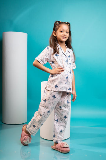 Pink Dinosaur Kids Nightwear