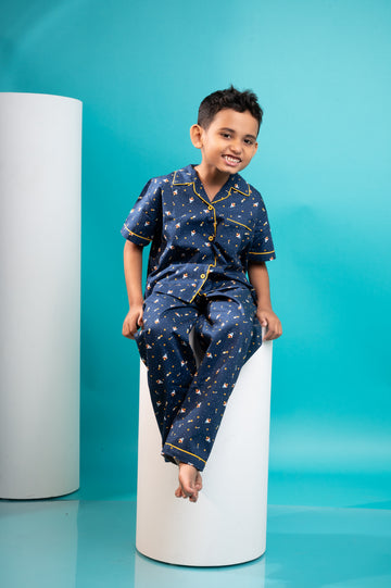 Blue Rocket Kids Nightwear