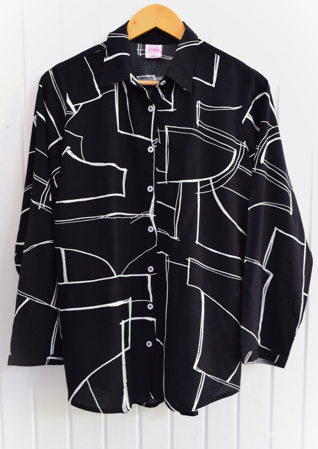 Black Marble Rayon Cotton PJ Set