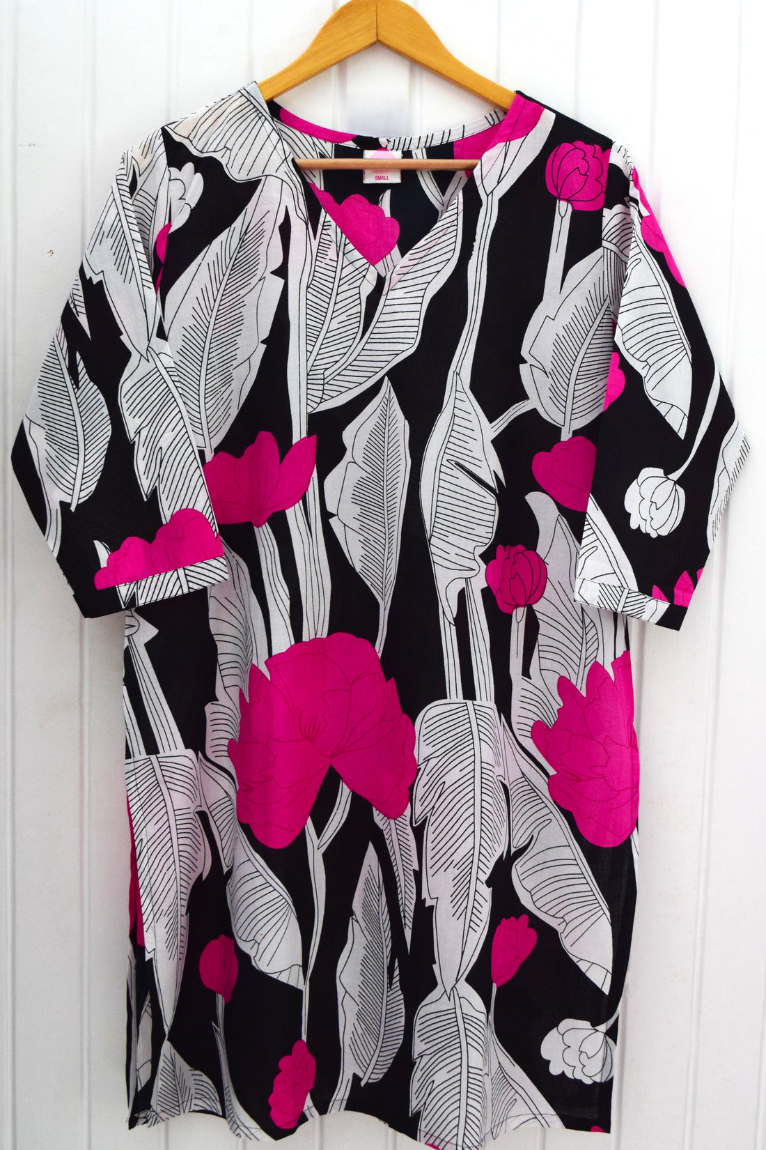 Midnight Bloom Cotton Loungewear Set