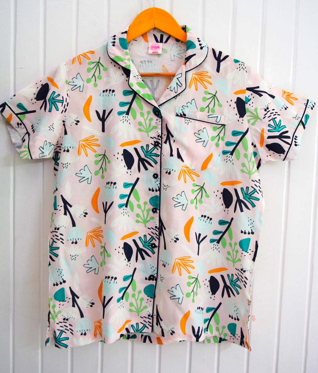 Floral Delight Cotton Nightwear PJ Set