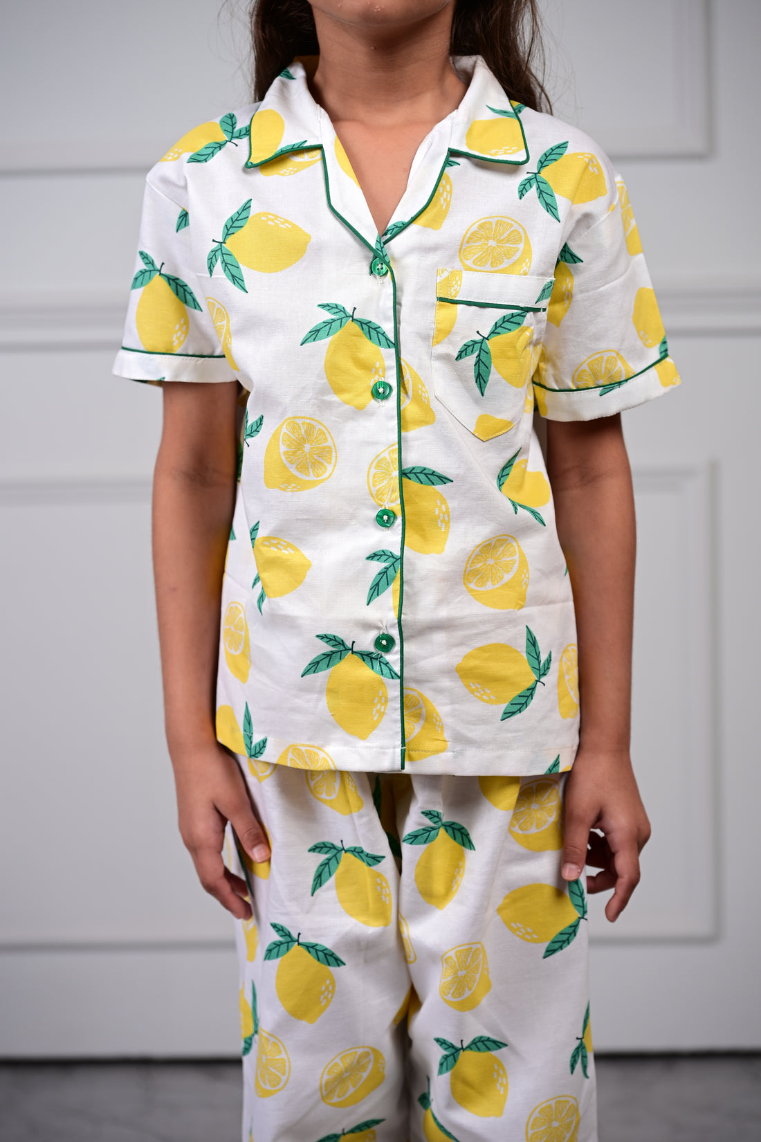 Lemon Night Kids Pj set